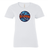Kerry Park Islanders - Ladies T-Shirts Euro Spun Cotton-White-Circle Mill Bay  Logo