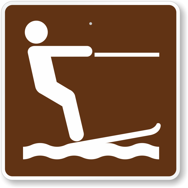 Water Skiing Sign Dornbos Sign & Safety, Inc.
