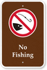 No Fishing Sign