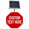 Flashing LED Custom Octagon Sign
