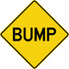 w8-1 bump sign w8-1 bump sign