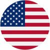 USA Flag Circle
