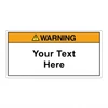 Custom Warning Decal 5x3