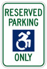 Handicap Parking Sign Handicap Parking Sign