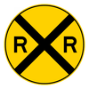 W10-1 Railroad Advance Warning Sign W10-1 Railroad Advance Warning Sign