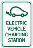 Electric Vehicle Charging Station Sign