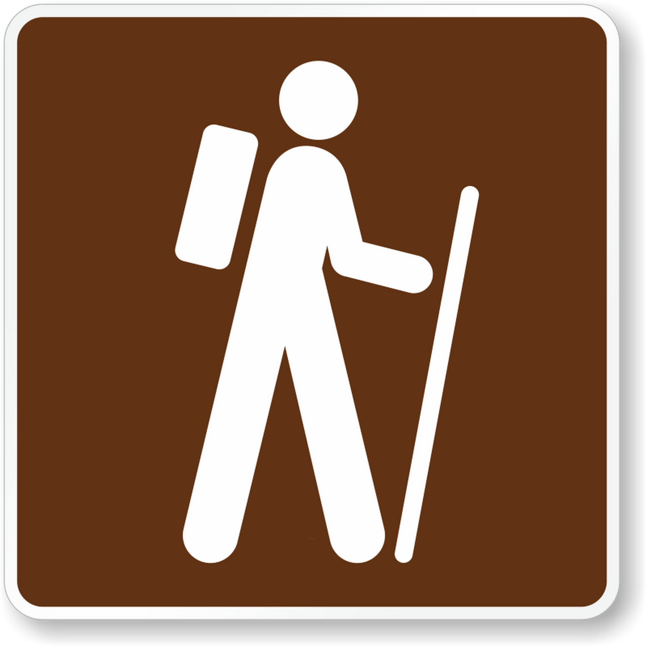 Hiking Trail Symbol | Park Signs for Sale