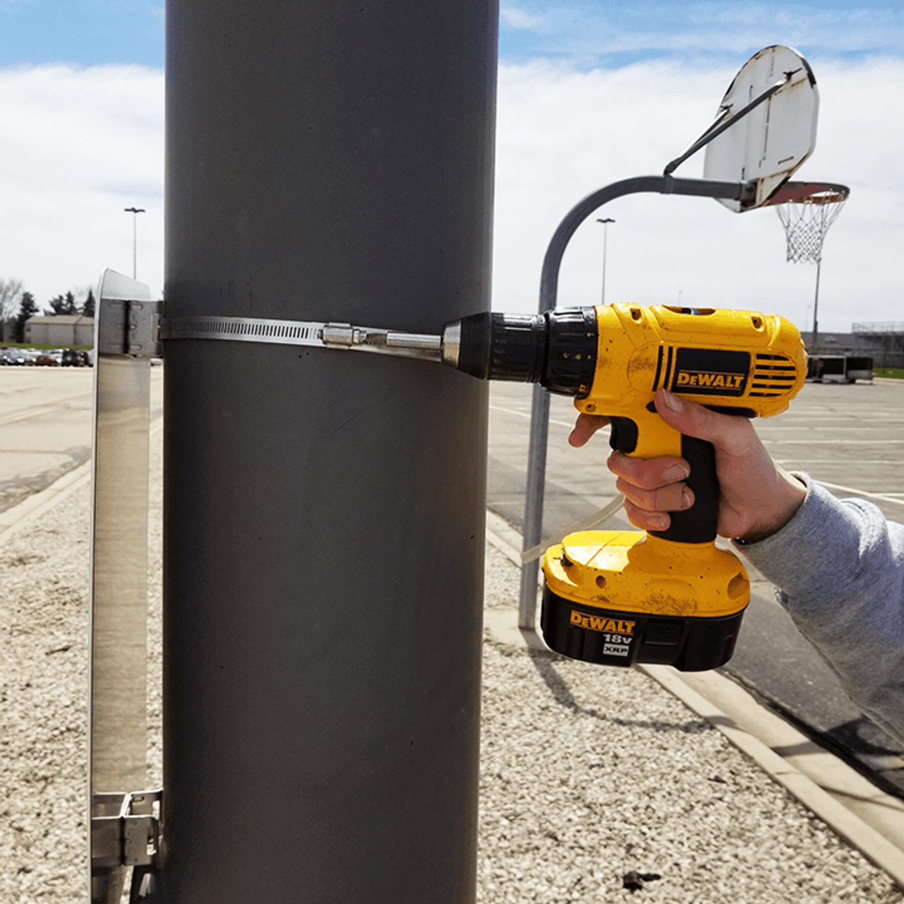 Snap Lock Assembly Pole Clamps for Signs Dornbos Sign and Safety