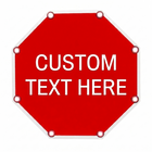 Flashing LED Custom Octagon Sign