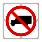 R5-2 No Trucks Sign