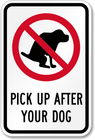 Dog Waste Sign