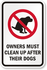 Dog Waste Sign