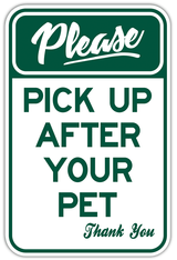 Pet Waste Signs by Dornbos Sign &amp; Safety Inc.