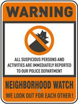 Do Neighborhood Watch Surveillance Signs Really Keep Criminals Away?