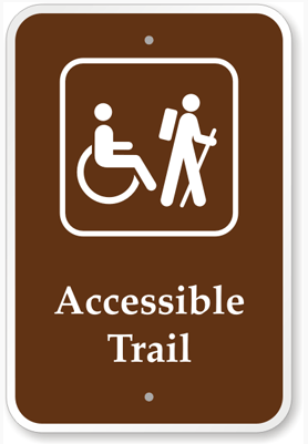 Handicap Accessible Trail Dornbos Sign & Safety, Inc.
