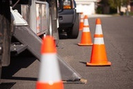 Safety Cones Distributor for Road Construction Projects