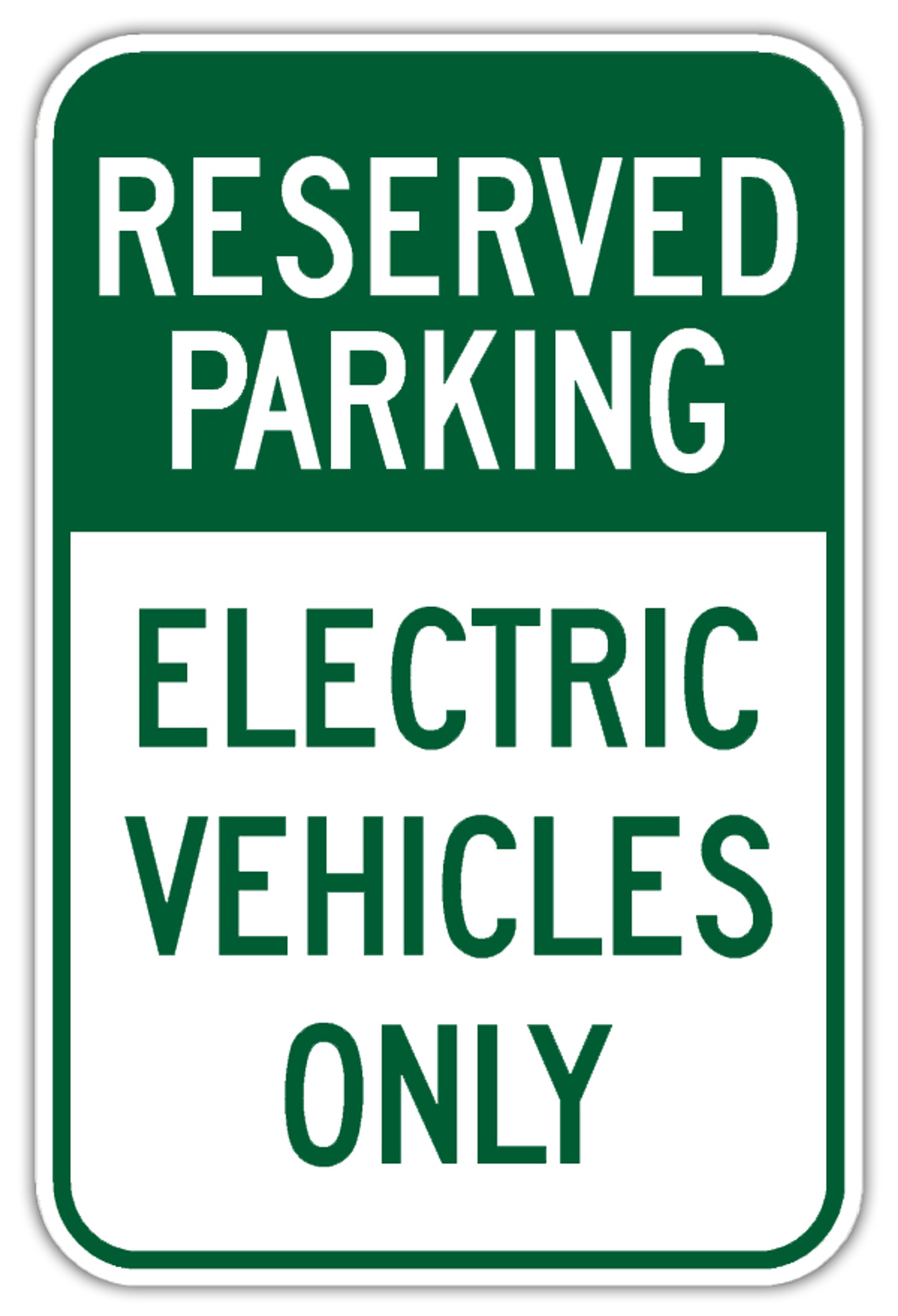 Electric Vehicles Sign Electric Vehicle Parking Signs