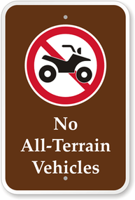 No ATVs