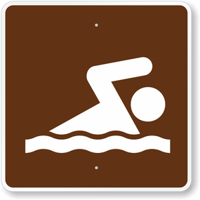 Swimming Sign