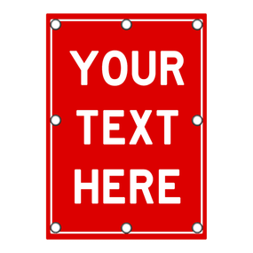 Flashing LED Custom Rectangle Sign | Dornbos Sign & Safety, Inc.