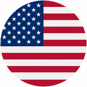 USA Flag Circle