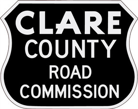 Clare County Road Commission Truck Decal