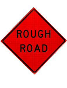 rough road roll up sign from dornbos sign safety inc dornbos sign