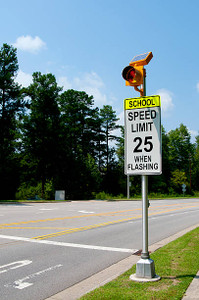 School Zone Speed Limit Sign Flashing Speed Limit Sign - school speed limit sign roblox