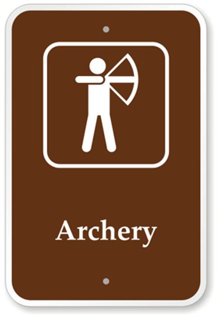 Archery Range Sign