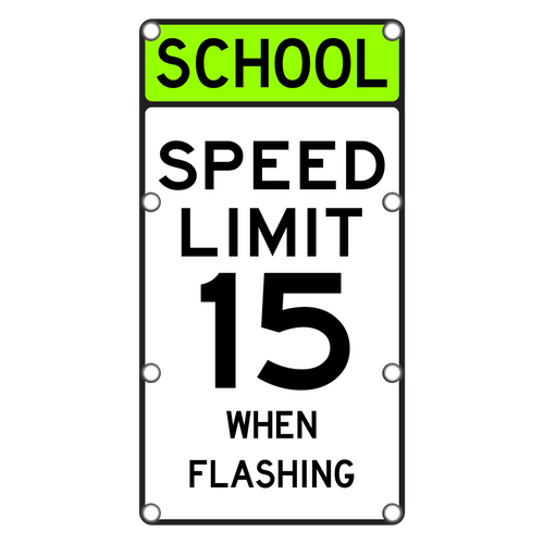 School Zone Speed Limit Sign Flashing Speed Limit Sign - school speed limit sign roblox