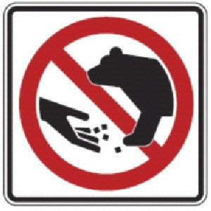 Don't Feed the Bears Sign | Do Not Feed Bears Sign