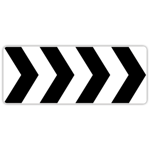 R6-4B Roundabout Directional (4 Chevrons)