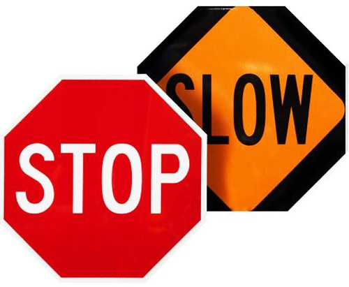 stop slow sign