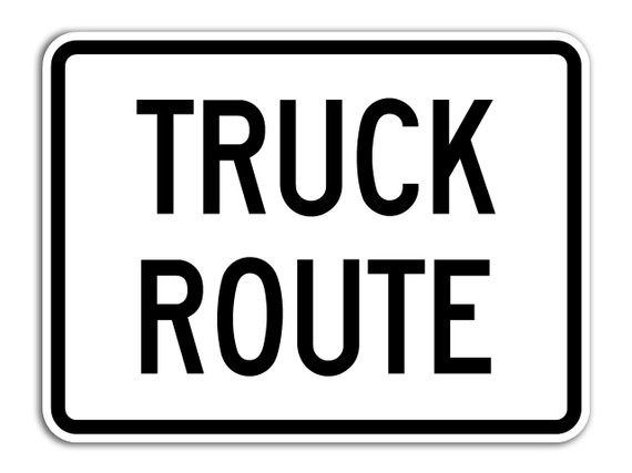 Truck Route Sign | Dornbos Sign & Safety, Inc.