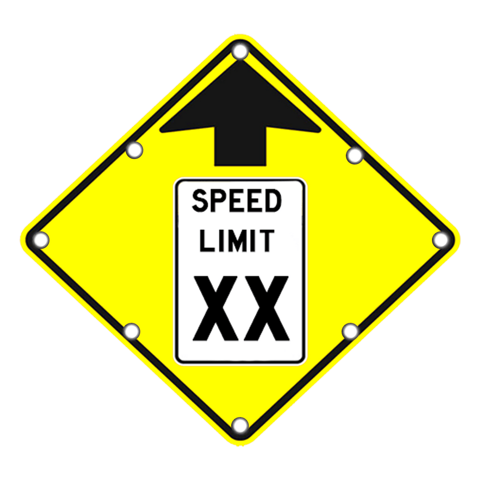 LED Speed Limit Ahead Sign Dornbos Sign & Safety, Inc.