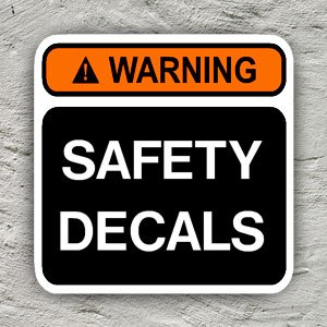 Warning No Entry Staff Only Sticker Decal Safety Sign Car