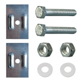 Sign hardware kit with metal sign saver