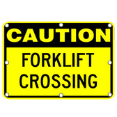 Caution Forklift Crossing Flashing LED Sign