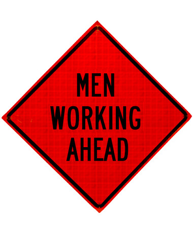 Men Working Sign | Men Working Construction Sign