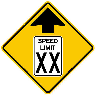 Reduced Speed Ahead Sign | Dornbos Sign and Safety