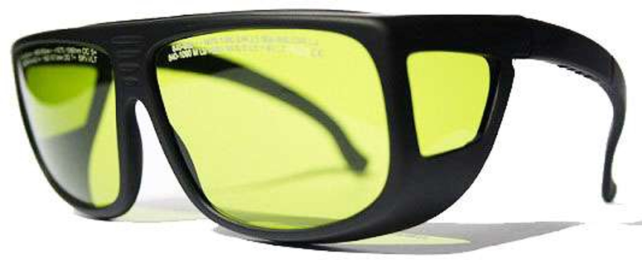Gafas de seguridad láser Protección ocular YAG UV IPL Luz Típica 1064nm  Gafas de protección láser Gafas OD 4+ Color verde para máquina de corte de