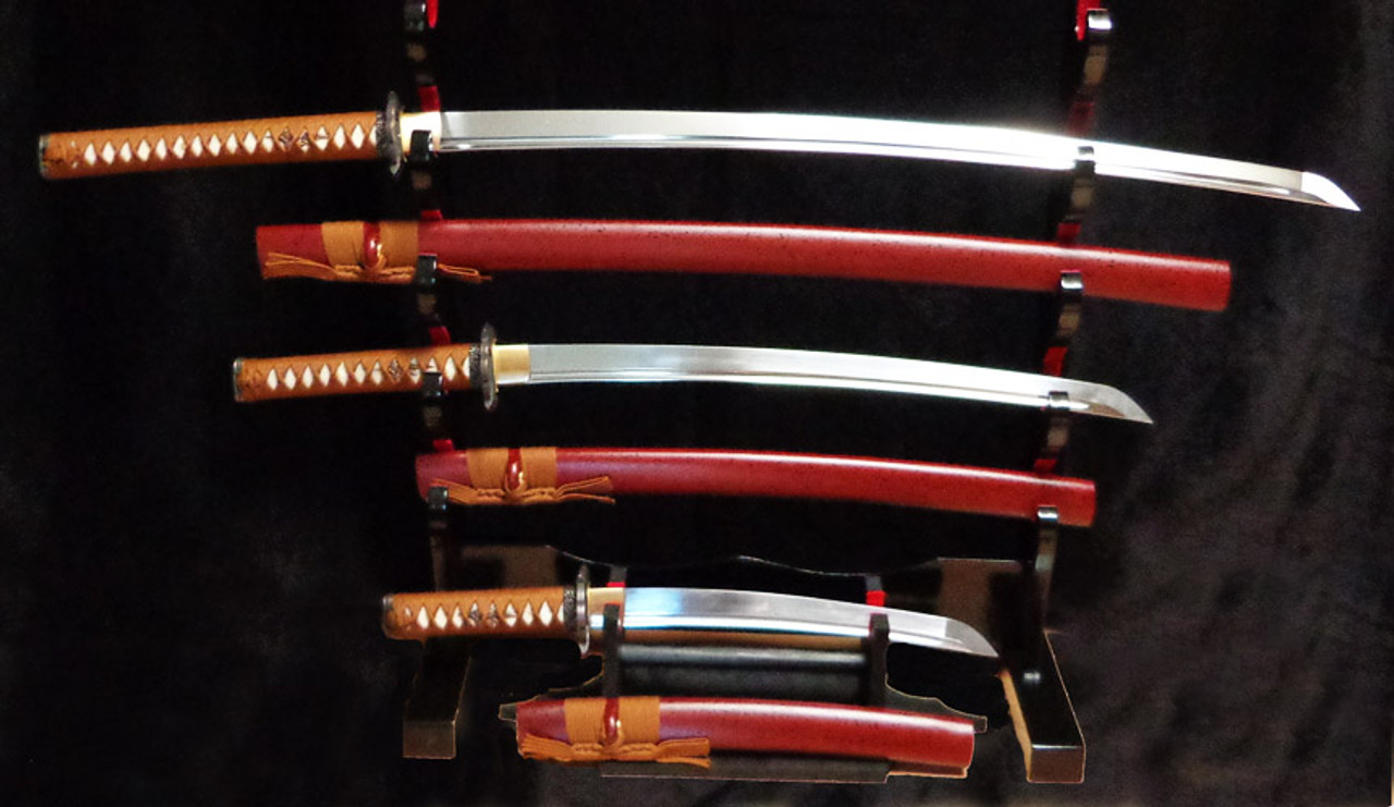 cold steel katana wakizashi and tanto set