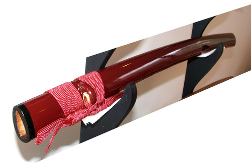 Custom: Red Warrior Katana / 1060CS / Red cotton Ito