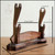 Deluxe Katana Stand (Katanakake) 2 Tier Natural Walnut Deluxe Katana Stand (Katanakake) 2 Tier Natural Walnut