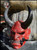 Akuma Oni  - Crimson Japanese Oni Facemask Akuma Oni  - Crimson Japanese Oni Facemask