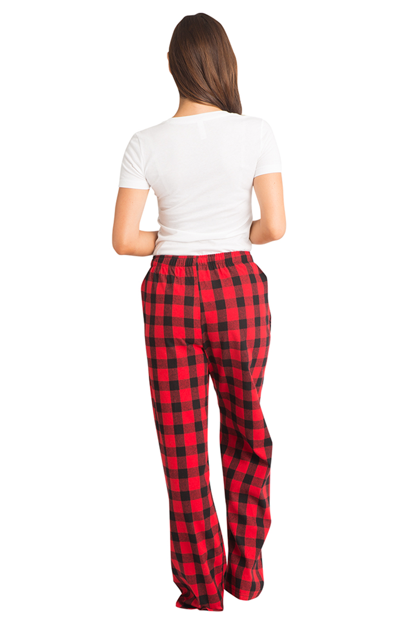 Womens 100% Cotton Lightweight Flannel Lounge Pants – Noble Mount