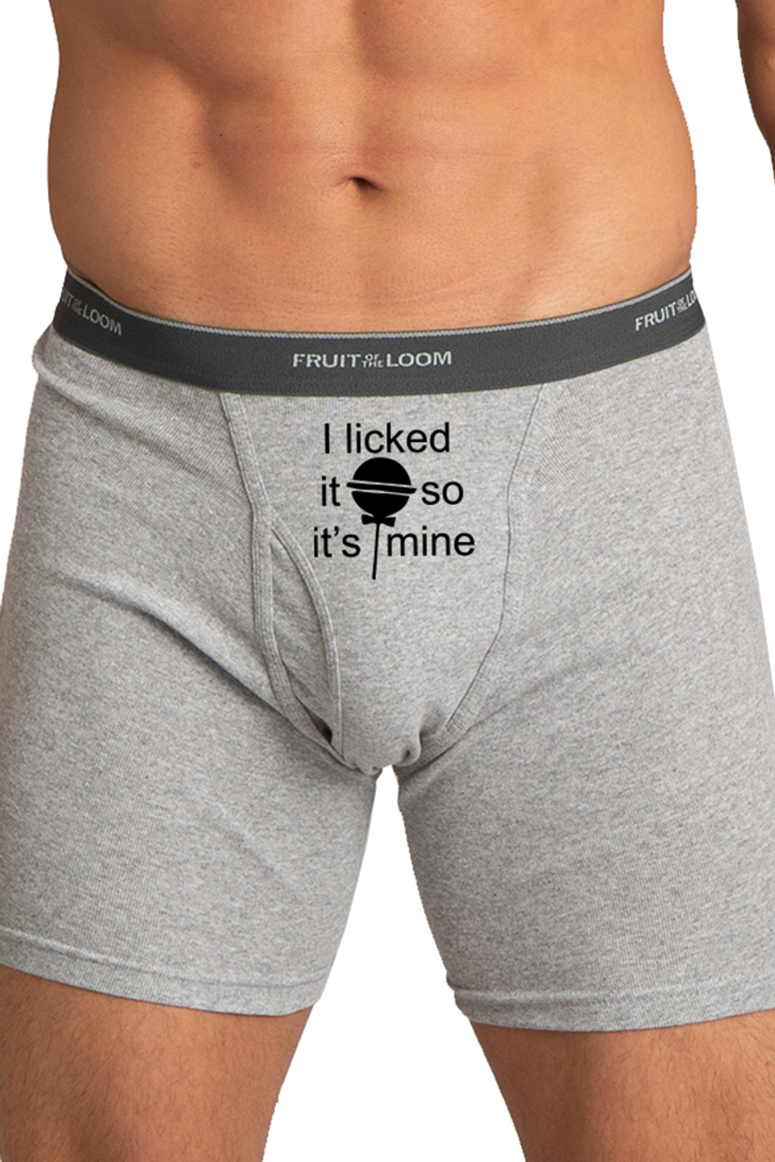 Personalised Name Licked It So It's Hers Boxer Shorts/Trunks – A.C designs  ltd