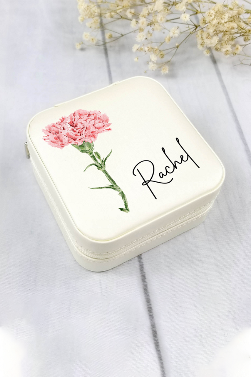 Tropical Personalized Jewelry Box