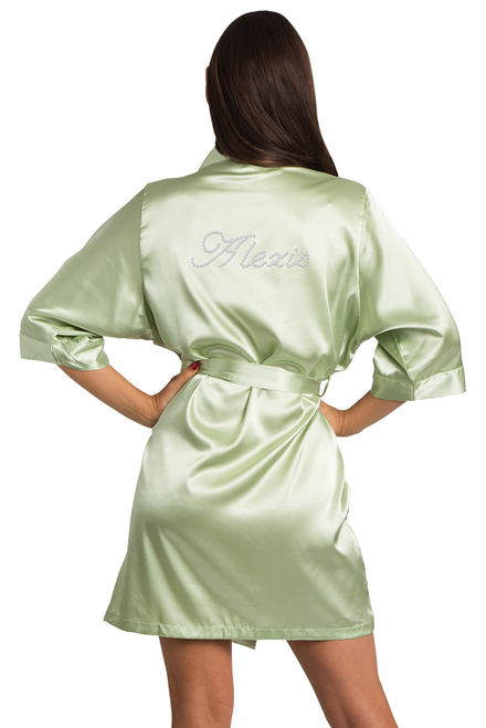 custom satin robes