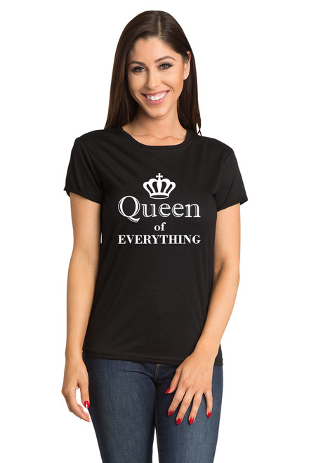 Matching Couples King & Queen of Everything T Shirts | ZYNOTTI